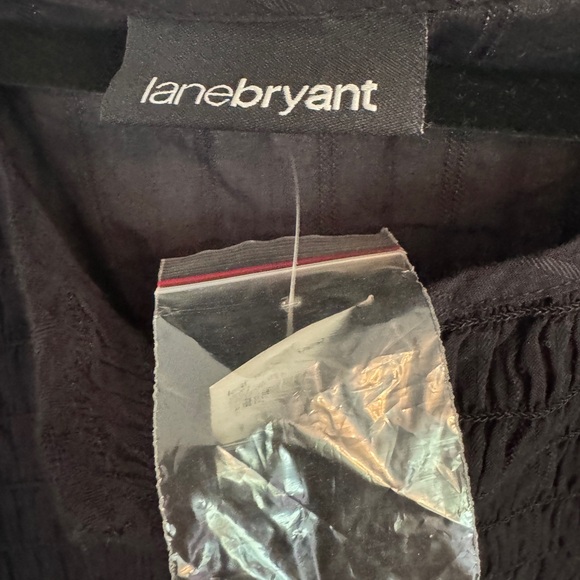 NWT Lane Bryant 26/28 Black Blouse - Picture 3 of 5